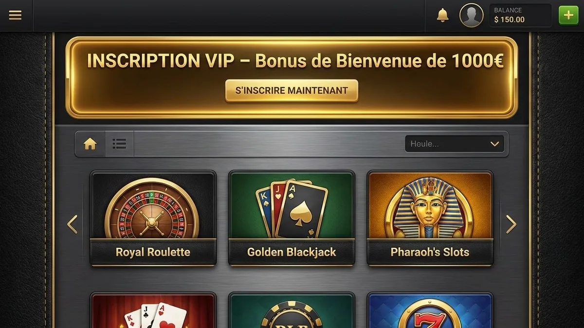 Inscription avec bonus